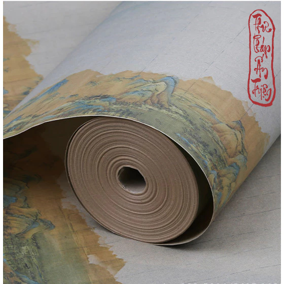Thiên Lí Giang Sơn 10 Mét Giấy Xuyến Chỉ Luyện Viết Chữ Thư Pháp Hán Việt Kẻ Ô Vuông Ô Dọc 2cm 3cm