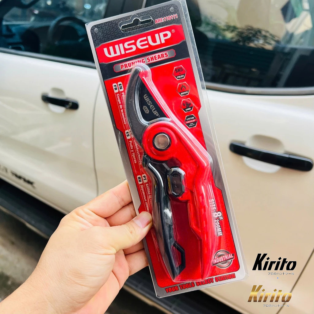Kéo Cắt Tỉa Cành Cây WiseUp SK5 Cao Cấp – Kéo Cắt Cành Sắc Bén, Cắt Cây Cảnh Làm Vườn Chuyên Dụng
