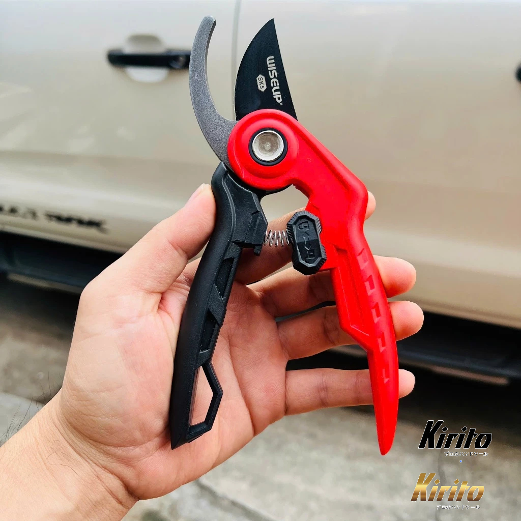 Kéo Cắt Tỉa Cành Cây WiseUp SK5 Cao Cấp – Kéo Cắt Cành Sắc Bén, Cắt Cây Cảnh Làm Vườn Chuyên Dụng