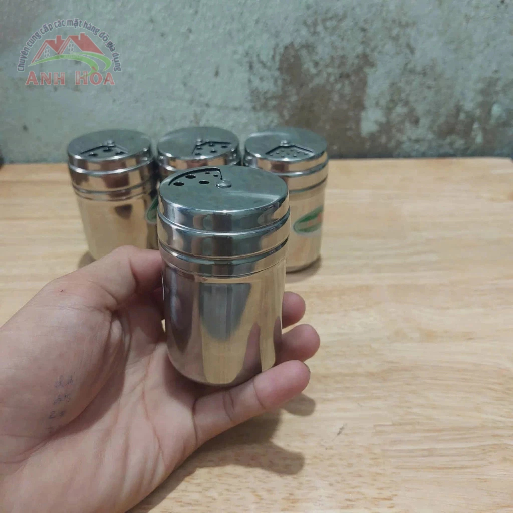 Hủ đựng tiêu và tăm bằng inox 304 an toàn khi sử dụng | Shopee Việt Nam