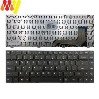 Bàn phím thay thế laptop Lenovo Ideapad 100-14IBY cáp góc không nút nguồn