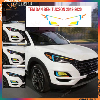Decal dán đèn Tucson 2019, 2020 ( 1 bộ)