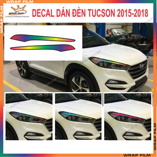 Tem dán đổi màu đèn Tucson 2015-2018 ( giá 2 bên) - Decal đổi màu đèn