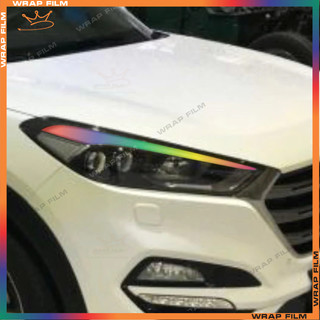 Tem dán đổi màu đèn Tucson 2015-2018 ( giá 2 bên) - Decal đổi màu đèn