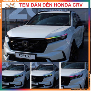 Decal dán đổi màu đèn Honda CRV 2023-2024-2025 ( 2bên)