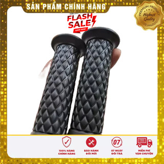 Tay nắm cao su quả trám độ classic, cafe racer Daytona pg1