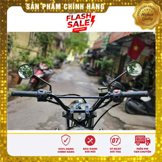Tay nắm cao su quả trám độ classic, cafe racer Daytona pg1