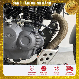 Vải cuốn pô , che cổ pô xe máy chịu nhiệt 1m, 5m,10m cho yb125 pg1 các dòng xe classic