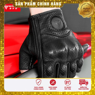 Găng Tay Da cụt ngón MOTOWOLF MDL0302B