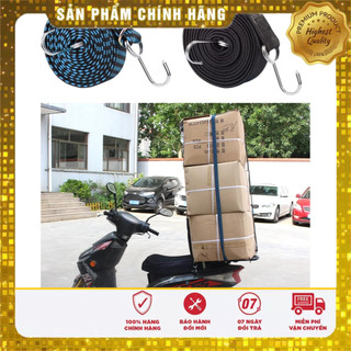 Dây ràng chở hàng co dãn tốt chịu tải nặng màu ngẫu nhiên (bề ngang 3cm đủ kích thước)
