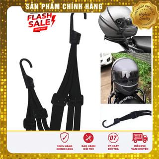 Dây chằng đồ xe máy, mũ bảo hiểm co dãn tuyệt đối