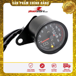 Đồng hồ độ xe máy classic có kèm báo số