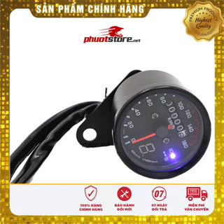 Đồng hồ độ xe máy classic có kèm báo số