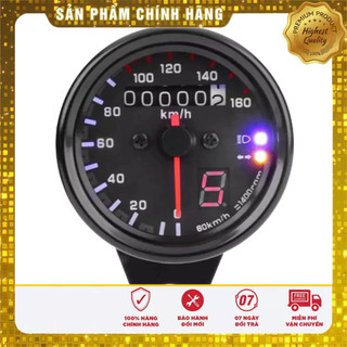 Đồng hồ độ xe máy classic có kèm báo số