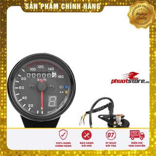 Đồng hồ độ xe máy classic có kèm báo số