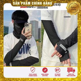 Găng tay chống nắng và khăn trùm vải thun lạnh Protect