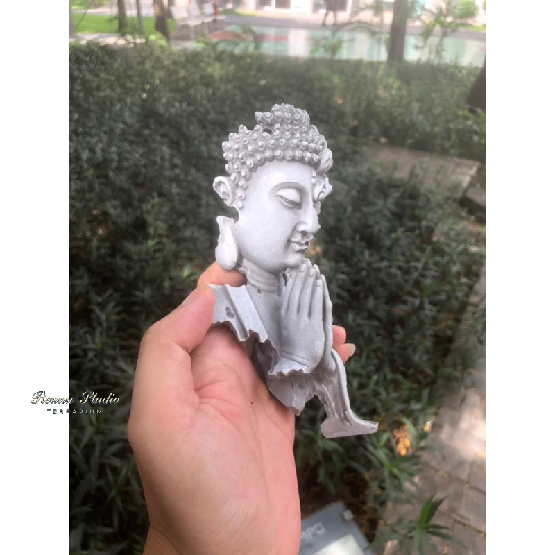 Tượng Phật Thiện Ác - Nghệ Thuật và Triết Học Chất Liệu Bột Đá Cao Cấp Trang Trí Bàn & Tiểu Cảnh