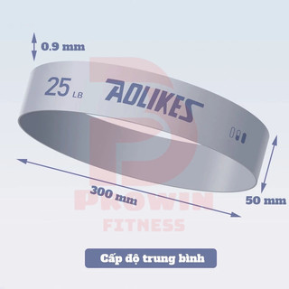 Dây kháng lực miniband Aolikes version 3 tập gym, mông đùi, đá bóng chất liệu cao su