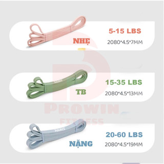 Dây kháng lực powerband Aolikes new 2025 tập gym yoga toàn thân chất liệu cao su chính hãng