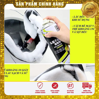 Chai xịt bọt tuyết vệ sinh mũ bảo hiểm