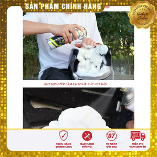 Chai xịt bọt tuyết vệ sinh mũ bảo hiểm