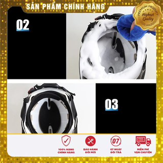 Chai xịt bọt tuyết vệ sinh mũ bảo hiểm