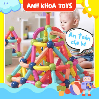 Ghép Hình Nam Châm 64 Chi Tiết Đồ Chơi Thông Minh Cho Bé