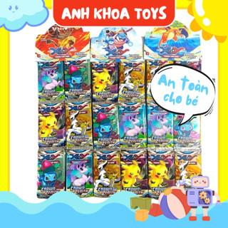 Dây 36 Gói Thẻ Bài Pôkemon,Thẻ Bài capybara,Labubu Loại Đẹp Phiên Bản XYGO,Gồm 36 Gói Có Thẻ Vip