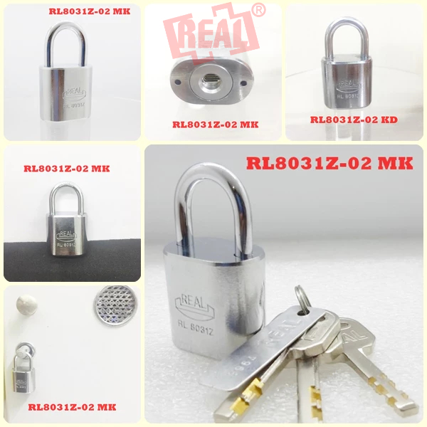 Bộ khóa Master key khóa treo kẽm 30mm Real chìa chủ RL8031Z màu bạc ...