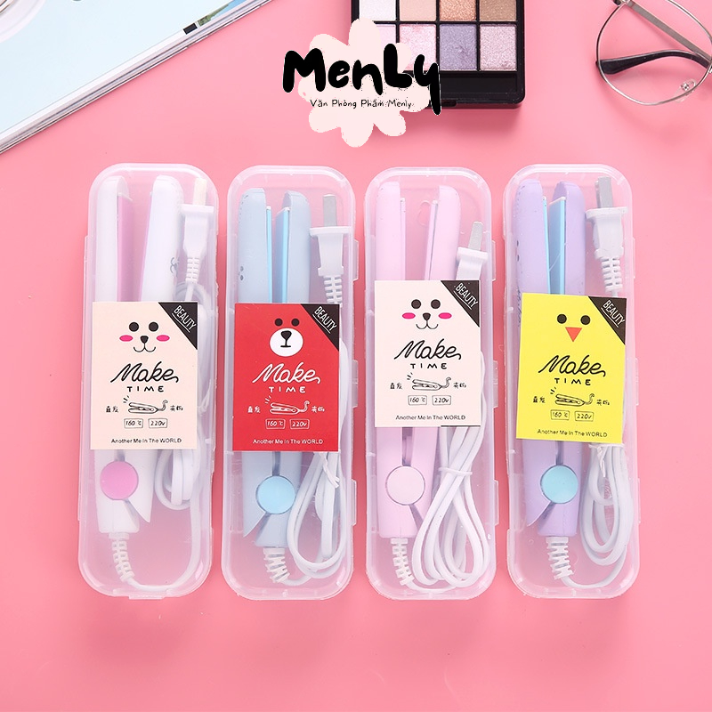 Máy duỗi tóc, ép tóc, kẹp tóc mini hình thú BQ22