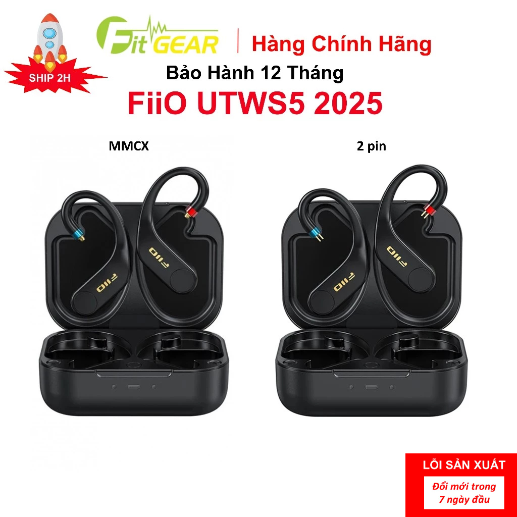 Thiết Bị Bluetooth Amplifier Truewireless Fiio UTWS5 2025 Thiết Bị Bluetooth Amplifier Truewireless Fiio UTWS5 2025