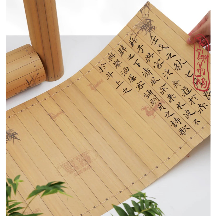 Giấy Xuyến Chỉ Mành Trúc Cổ Học Tinh Hoa Luyện Viết Thư Pháp Hán Việt Bán Sinh Bán Thục Xuyến Thục Tuyên 10 mét 20 mét