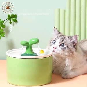 [Có sẵn]Máy lọc nước cho mèo, thú cưng chất liệu gốm sứ cao cấp, lõi lọc than hoạt tính - GFOPS