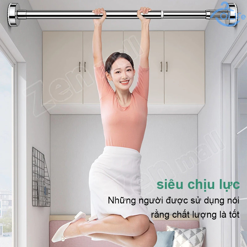 𝐎𝐥𝐢𝐟𝐞 Thanh Treo Đồ Không Cần Khoan Lỗ Thanh Treo Rèm Tắm Có Thể Mở Rộng Thanh Phơi Quần Áo Đa Năng