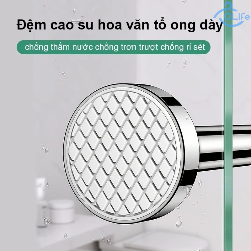 𝐎𝐥𝐢𝐟𝐞 Thanh Treo Đồ Không Cần Khoan Lỗ Thanh Treo Rèm Tắm Có Thể Mở Rộng Thanh Phơi Quần Áo Đa Năng