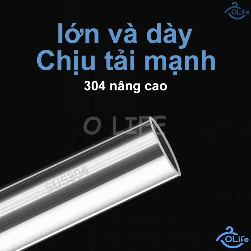 𝐎𝐥𝐢𝐟𝐞 Giàn Phơi Thông Minh Treo Tường Giá Phơi Quần Áo Gấp Gọn Sào Treo Quần Áo Inox 304