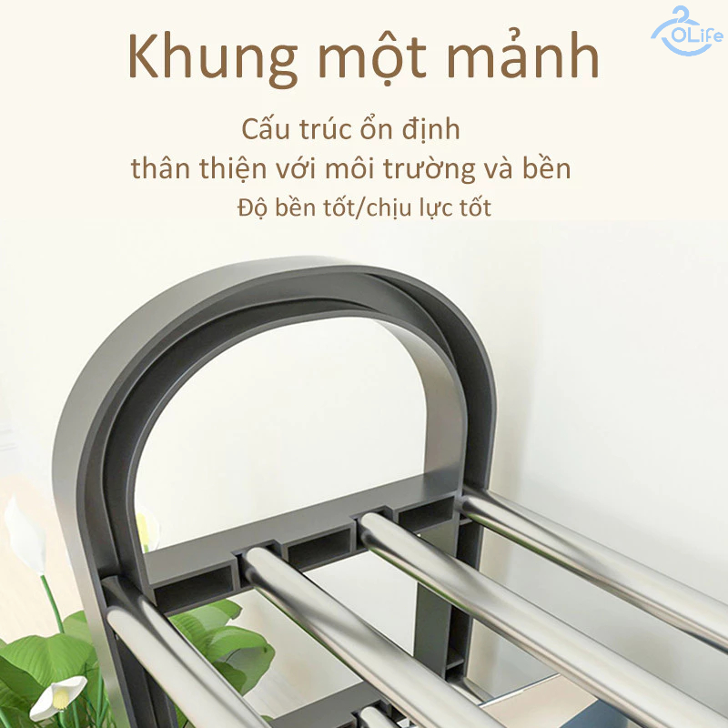 𝐎𝐥𝐢𝐟𝐞 Kệ Để Giày Đơn Giản Xá Giá Để Giày 3~5 Tầng Kệ Giày Bền Đẹp Và Có Thể Tháo Rời