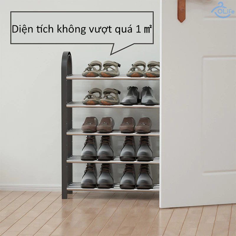 𝐎𝐥𝐢𝐟𝐞 Kệ Để Giày Đơn Giản Xá Giá Để Giày 3~5 Tầng Kệ Giày Bền Đẹp Và Có Thể Tháo Rời