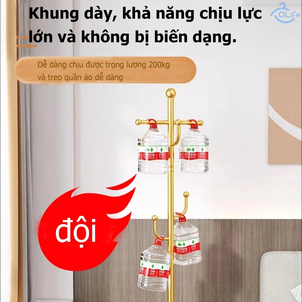 𝐎𝐥𝐢𝐟𝐞 Cây Treo Quần Áo Thông Minh Kệ Treo Quần Áo Chắc Chắn Và Bền Cây Phơi Quần Áo Chống Gỉ
