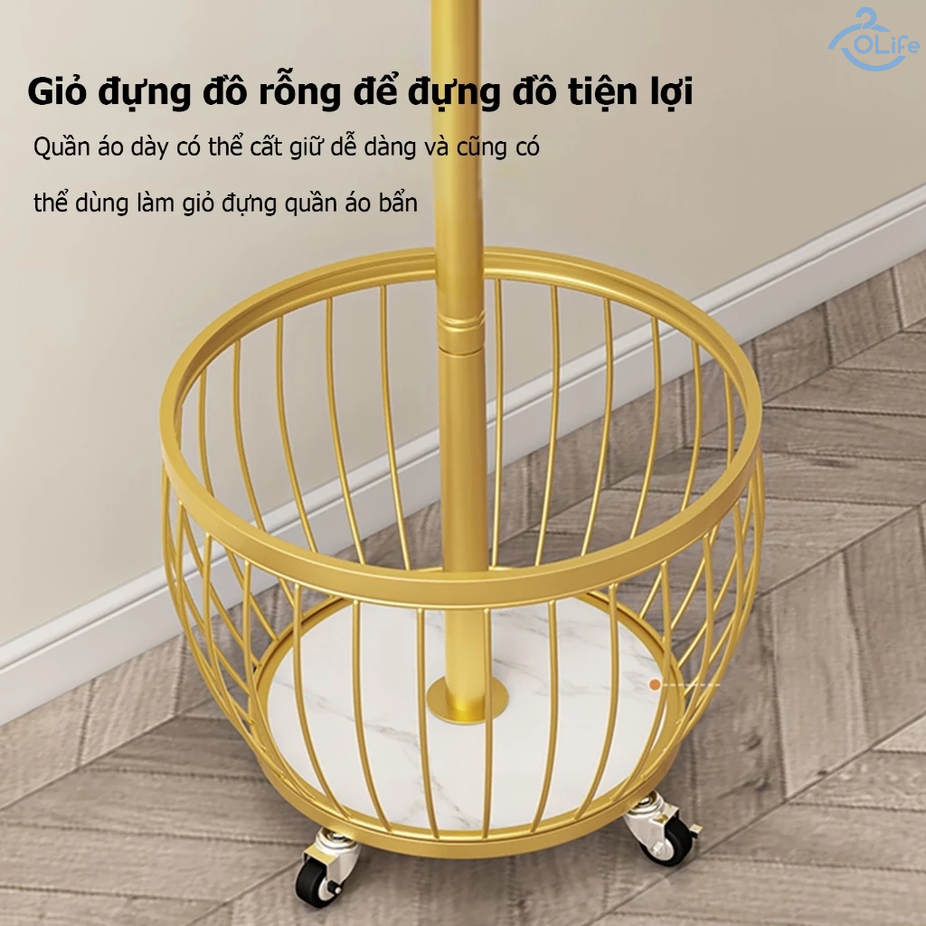 𝐎𝐥𝐢𝐟𝐞 Cây Treo Quần Áo Thông Minh Kệ Treo Quần Áo Chắc Chắn Và Bền Cây Phơi Quần Áo Chống Gỉ