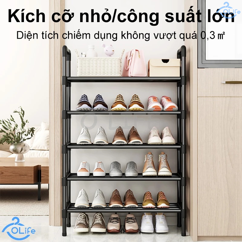 𝐎𝐥𝐢𝐟𝐞 Kệ Giày Dép Đa Năng Kệ Đựng Giày Dép Dễ Dàng Cài Đặt Vk Kệ Để Giày Dép Đen/Xanh/Vàng/Cam