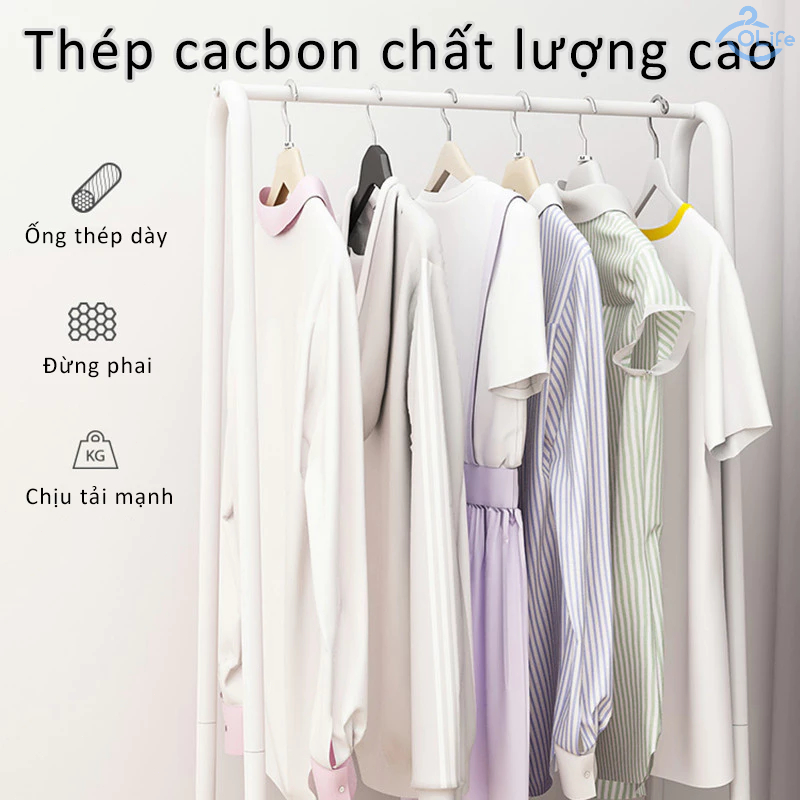 𝐎𝐥𝐢𝐟𝐞 Treo Quần Áo Loại A Kệ Treo Quần Áo Phòng Ngủ Đơn Giản Sào Treo Quần Áo Di Chuyển Dễ Dàng