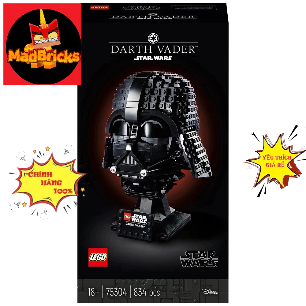 (HÀNG CÓ SẴN SIÊU RẺ ) LEGO STAR WARS 75304 - DARTH VADER HELMET ...