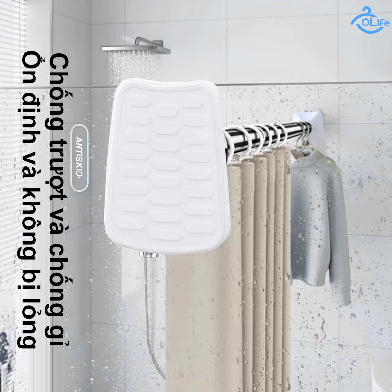 𝐎𝐥𝐢𝐟𝐞 Thanh Treo Quần Áo Thông Minh Sào Treo Đồ Không Khoan Thanh Treo Rèm Cao Cấp