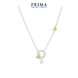 Dây Chuyền  18K PRIMA GOLD - Bộ Sưu Tập Butterfly Concerto - Bướm hoàng kim đính kim cương - 105N0355