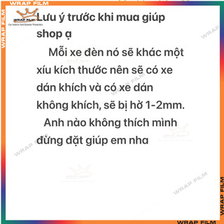 Tem dán đèn Kia Carens ( giá bao gồm 2 tem dán 2 bên)