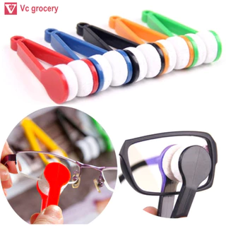 [HÀNG CÓ SẴN] SET 3 Dụng Cụ Lau Mắt Kính Kẹp Vải Sợi Siêu Nhỏ Hai Mặt Tiện Lợi