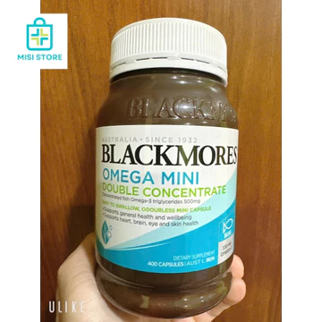 (date 2028) Viên uống dầu cá Blackmores Fish Oil minicap 1000 mg, hộp 400 viên (Minicap BLM)