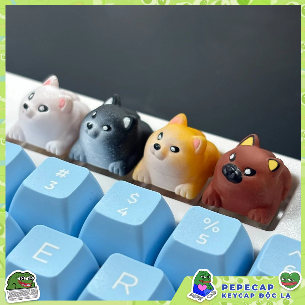 Keycap chó liếc mặt láo - Nút bàn phím Doge Shiba Inu - Độc quyền từ ...