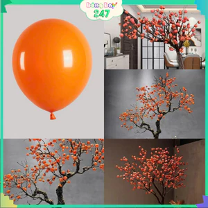 Combo 50 Quả Bóng Màu Cam Làm Quả Hồng - Phụ Kiện Trang Trí Tết Năm Mới Xuân Bính Ngọ 2026 BB6